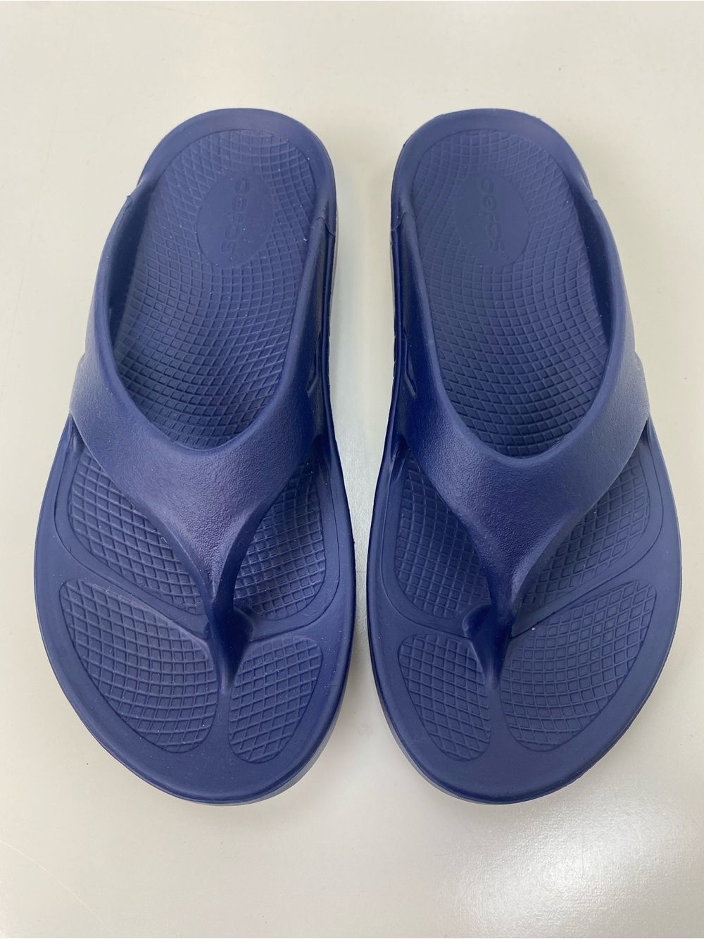 OOFOS Royal Blue Recovery Flip-Flop Sandals